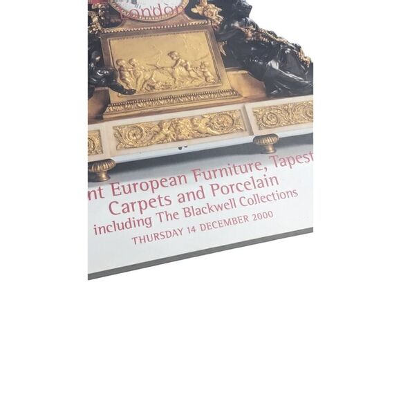 Christies London Important European Furniture Tapestries Carpet Porcelain 2000 - Picture 2 of 3